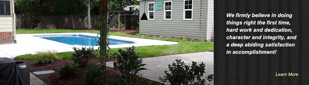 Wilmington, NC fiberglass pool builder