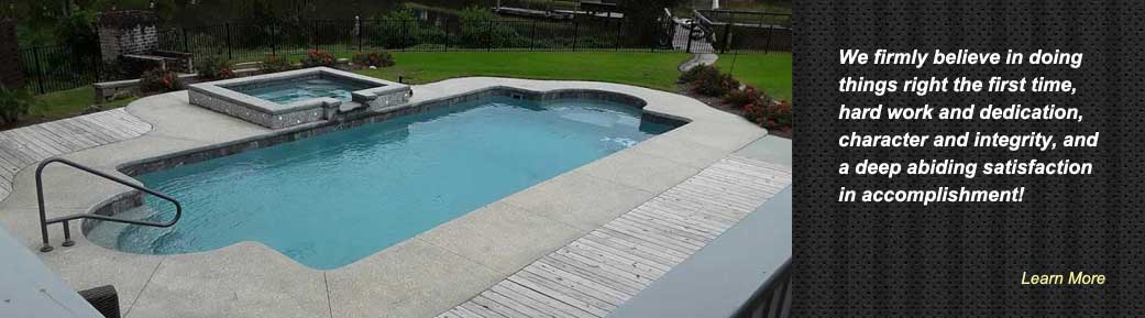 Wilmington, NC fiberglass pool builder