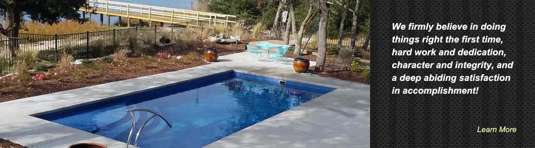 Wilmington, NC fiberglass pool builder